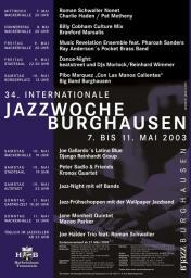2003 34 Jazzwoche Burghausen