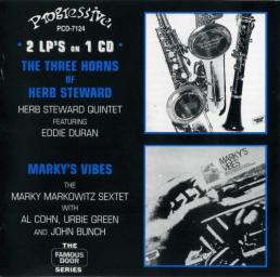 2002 Herb Steward & Marky Markowitz - The Three Horns of Herb Steward & Marky's Vibes {1981, 1971} [CD]