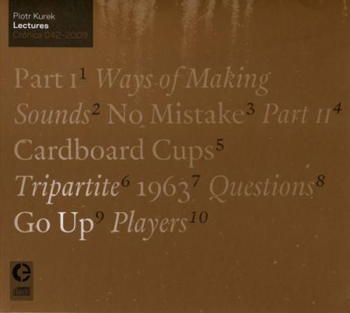 2009 Piotr Kurek - Lectures [CD]