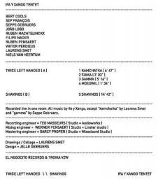 2015 Ifa Y Xango Tentet - Twice Left Handed \\\\ Shavings [CD]