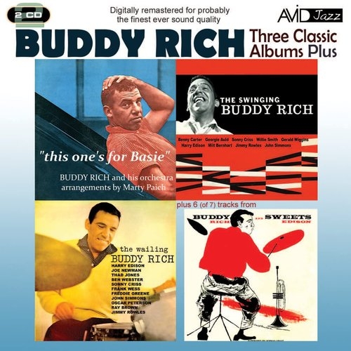 1953-1956 Buddy Rich - Three Classic Albums Plus (2012) (The Wailing Buddy Rich / The Swinging Buddy Rich / This One's for Basie) {Avid Jazz} [2CD]