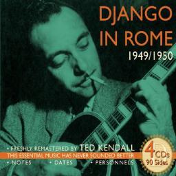 1950 Django Reinhardt - Django in Rome 1949-1950 {4CD, Box Set} [CD]